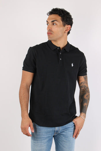 Polo Slim Fit Soft Polo Black - 6