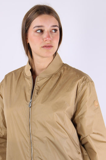 Aisha Giubbotto Nylon Svasato Stardust Beige - 9