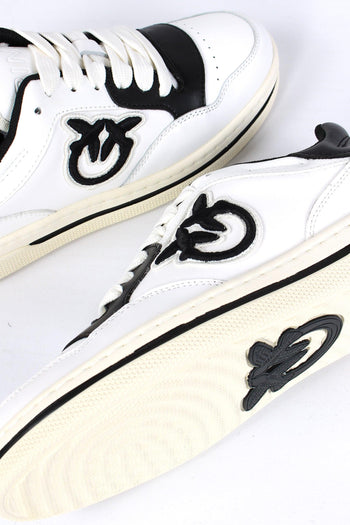 Mandy 01 Sneaker Logo Ricamo White/black - 7