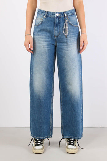 Jeans Gamba Dritta Charm Blu - 2