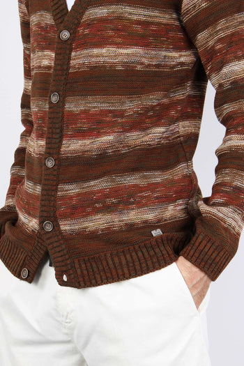 Cardigan Melange Riga Tabacco - 7