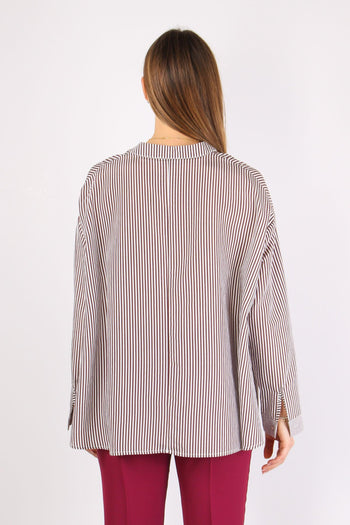 Camicia Taschino Contrasto Rig Moro - 4