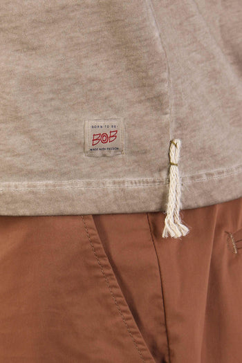 T-shirt Ricamo Cactus Brown - 9
