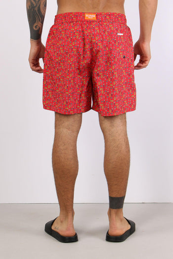 Costume Pantalone Fantasia Rosso - 4