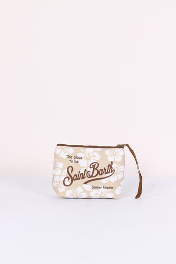 Aline Pochette Fiori Beige - 3