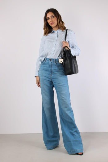 Giurato Camicia Lino Riga Off White - 6