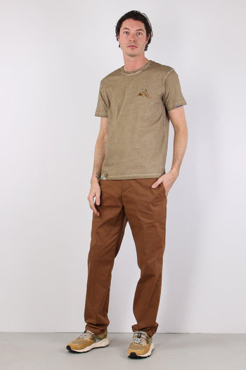 T-shirt Ricamo Cactus Brown - 3