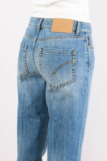 Koons Denim Bottone Gioiello Denim Medio - 8