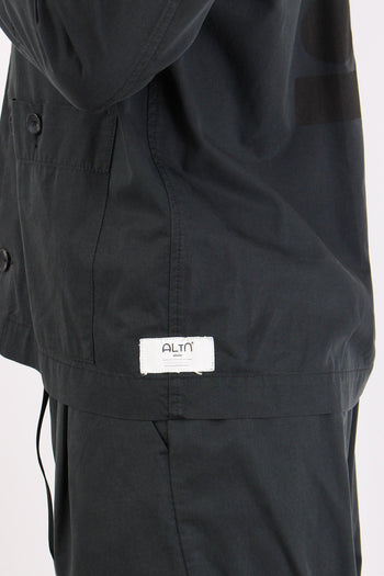 Canoa Giacca Camicia Tasche Nero - 6