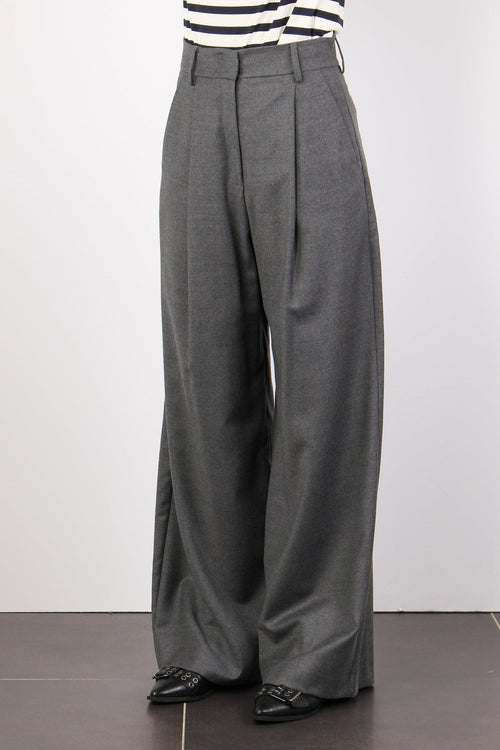 Melodia Pantalone Flanella Grigio - 2