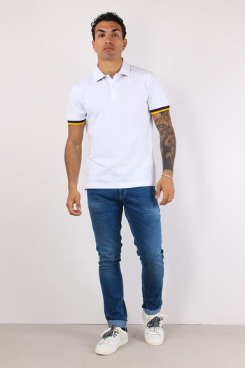 Polo Collo Contrasto White - 5