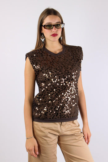 Canotta Paillettes Moro - 6