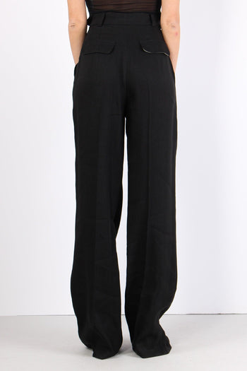 Pantalone Palazzo Lino Nero - 4