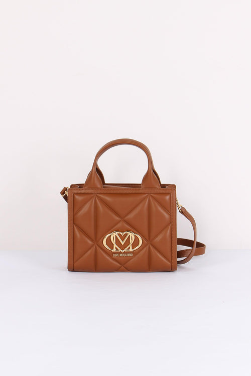 Shopping Piccola Matelasse Cuoio