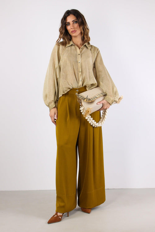 Camicia Over M/l Olio
