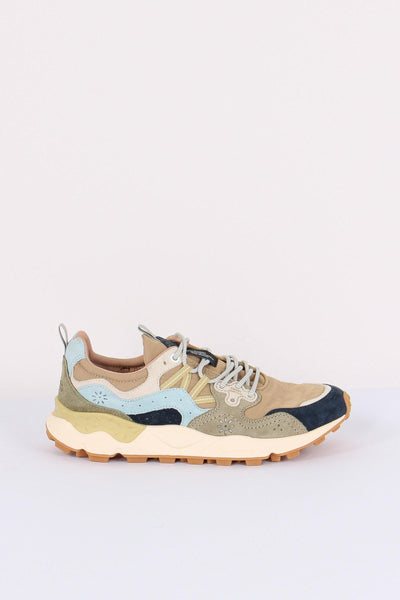 Sneakers Yamano Suede Nylon Black/green