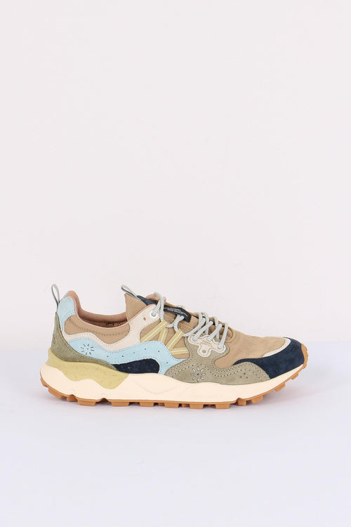 Sneakers Yamano Suede Nylon Black/green