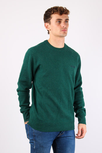 Maglia Girocollo Lana British Green - 4