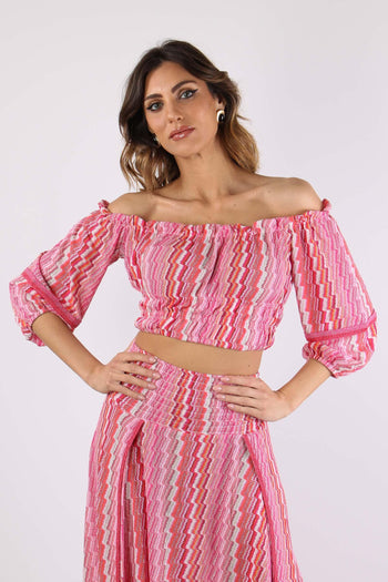 Top Balze Spalla Scesa Electric Fuxia - 6