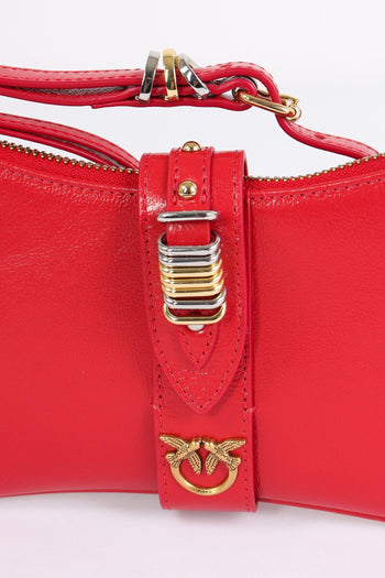 Arthemis Borsa Mini Shiny Rosso/gold - 6