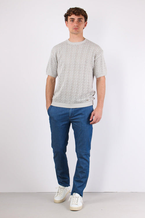 Denim Chino Leggero Denim Medio