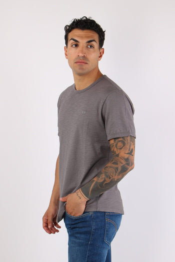 T-shirt Cotone Fiammato Inchiostro - 6