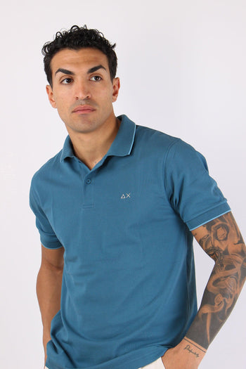 Polo Profilo Sottile Avio - 7