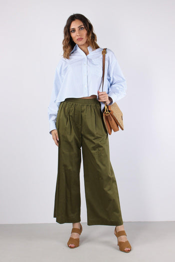 Wkddeden Camicia Pieghe Bianco/azzurro - 5