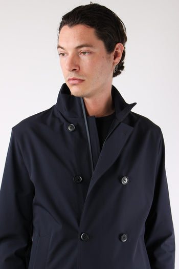 Peacot Tessuto Tecnico Navy - 7