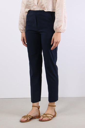 Pantalone Stretto Spacchetti Blu - 3