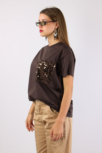 T-shirt Taschino Paillettes Moro - 3
