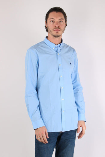 Camicia Slim Stretch Popeline Austin Blue - 6