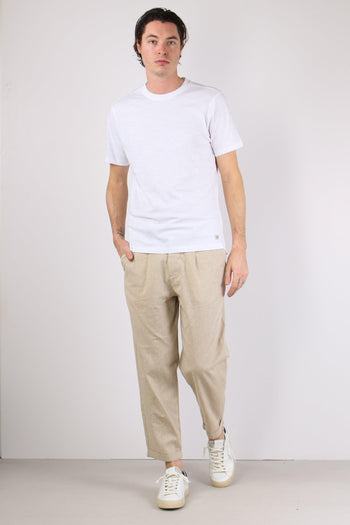 T-shirt Girocollo Basica Bianco - 4