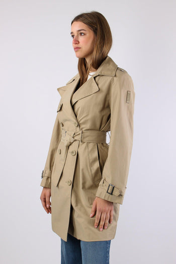 Trench Lungo Cotone Sand - 3