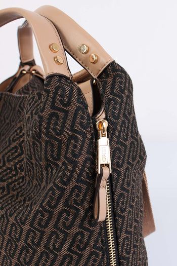 Hobo Logo Allover Testa Di Moro - 7