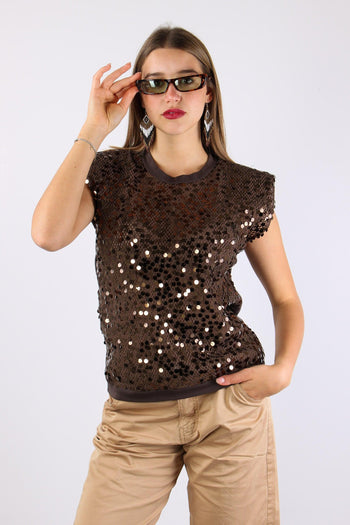 Canotta Paillettes Moro - 2