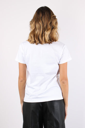 T-shirt Ricamo Piedi Freddi C Bianco - 3