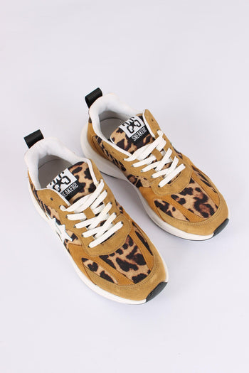 Sneakers New Run Star Animalier Leopard/taupe - 5