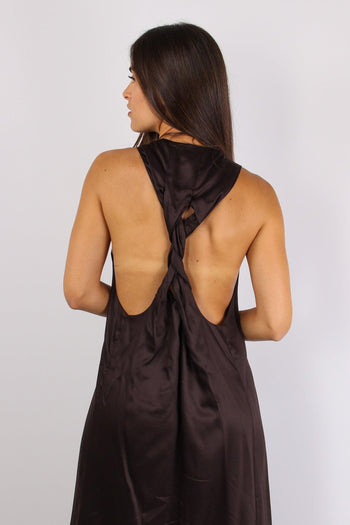 Abito Effetto Raso Treccia Die Moro - 5