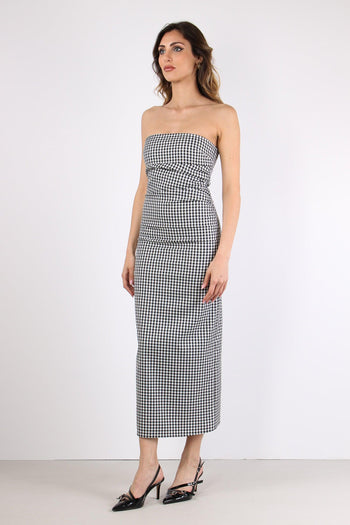 Tubino Vichy Bianco/nero - 3
