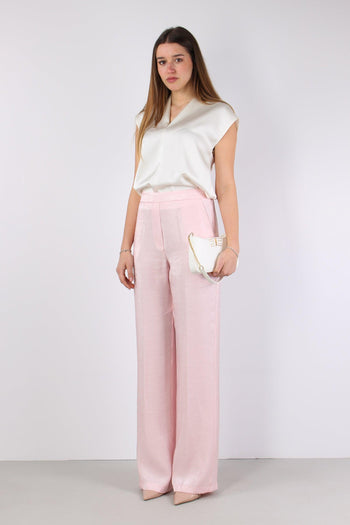 Pantalone Tessuto Cangiante Rosa - 5