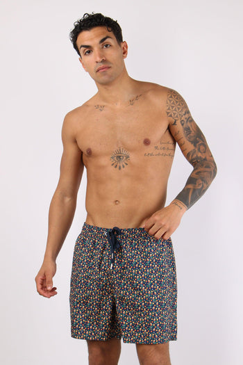Costume Pantalone Fantasia Navy Blue - 2
