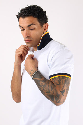Polo Collo Contrasto White - 7