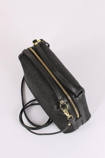 Alifa Pochette Rafia Nero - 4