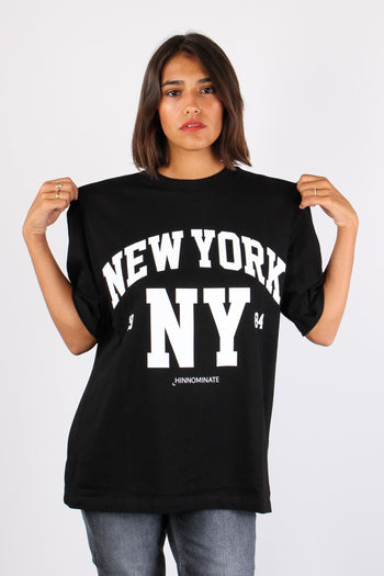 T-shirt Over New York Nero - 6