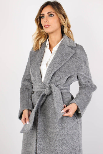 Galante Cappotto Ovetto Grigio Chiaro - 7