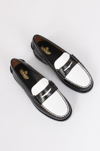 Mocassino Pelle Black/white - 2