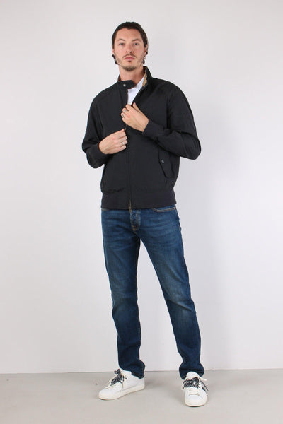 Field Jacket Colletto Velluto Navy