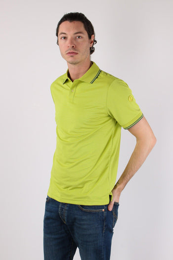 Hari Polo Collo Righe Citron Green - 3