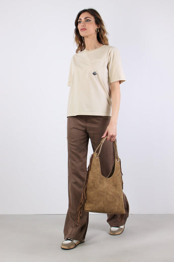 Denim Flare Tencell Brown - 4